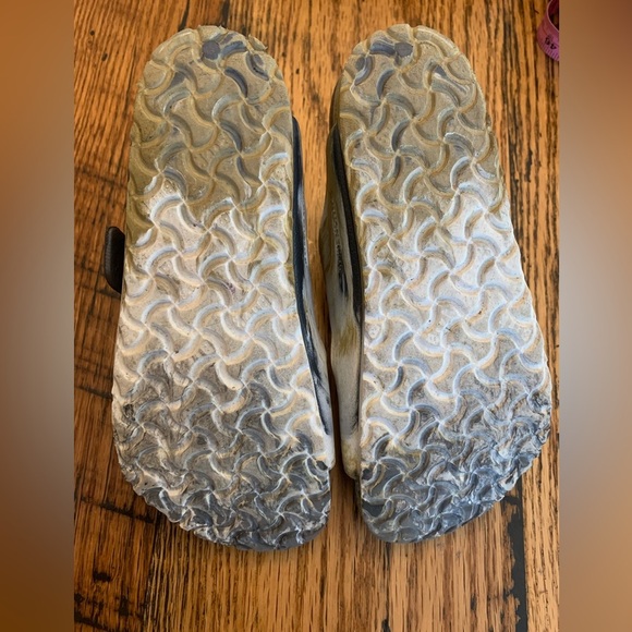 Birkenstock Kids Marbled Arizona Slip On Sandals Gray White green Size 30 - Picture 6 of 7